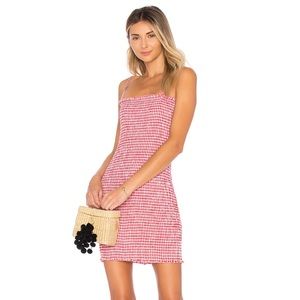 LIONESS Havana Smocked Mini Dress - Size L